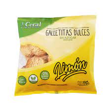 Galletitas Sin Azucar De Limon Ceral Grs Apto Veganos Y