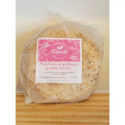 Medallones de garbanzo y avena con chia 4u - meraki