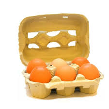 Huevos de campo color 1/2 docena - viviana