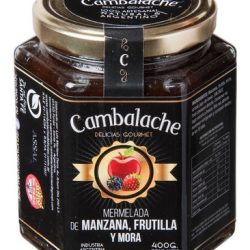 Mermelada de manzana, frutilla y mora - cambalache 400gr