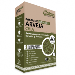 Pasta de legumbres arveja y chia 250gr - wakas
