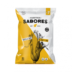 Chips de tortilla - nuestros sabores 80gr