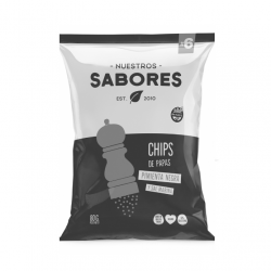 Chips de papas con pimienta negra - nuestros sabores 80gr
