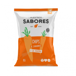 Chips de zanahorias - nuestros sabores 80gr
