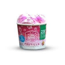 Helado de frutilla con colageno - too good 230gr