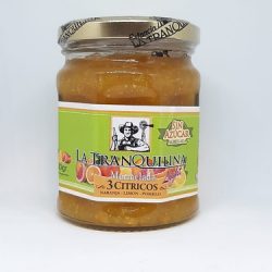 Mermelada light sin azucar 3 cítricos - la tranquilina 330gr