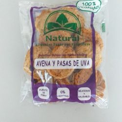 Galletitas veganas de avena y pasas de uva - wapsi 180grs