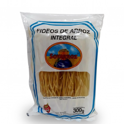 Fideos de arroz integrales 300gr - soyarroz