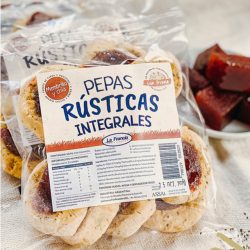 Pepas rústicas integrales de membrillo y chia - la francia