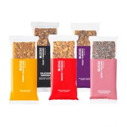 4 barritas de cereal muecas sabores a elección