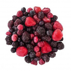 Frutos rojos congelados 500grs - frutillas, arándanos y moras