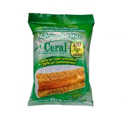 Alfajor blanco de dulce de leche bajo en azucar - ceral apto diabéticos