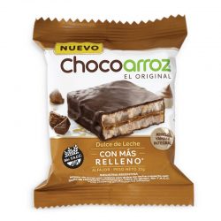 Alfajor chocoarroz sabor a dulce de leche sin tacc