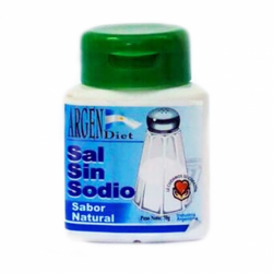Sal sin sodio sabor natural 70gr - argendiet