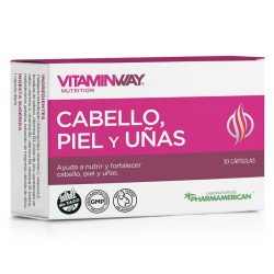 Cabello, piel y uñas x 10 comp - vitamin way