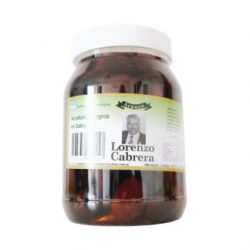 Aceitunas negras con carozo x500gr - lorenzo cabrera