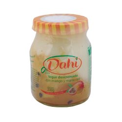Yogur descremado mango y maracuya  200gr  - dahi