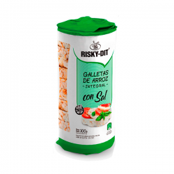 Galletas de arroz integral con sal - risky dit