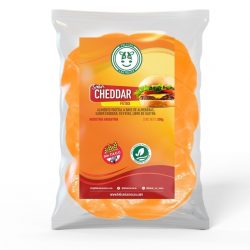 Queso cheddar en fetas 200gr - felices las vacas