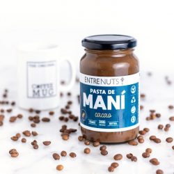Pasta de mani con cacao sin azucar - entre nuts 400gr
