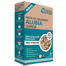 Pasta de legumbres alubia con quinoa 250gr - wakas