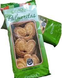 Palmeritas de hojaldre sin tacc 160gr - naquet