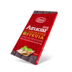 Barra de chocolate 55% cacao con stevia sin azucar agregada - copani 63gr