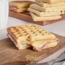 Waffles artesanales clásicos x4 - riblé