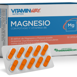 Magnesio con potasio y vitamina b6 - 10 capsulas vitamin way