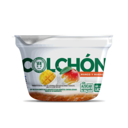 Yogur colchon de frutas sabor mango y maracuya 125ml - felices las vacas