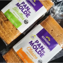 Pan de molde clasico, sin tacc y vegano 500gr - destaccados