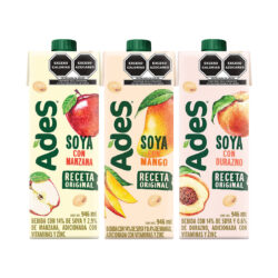 Jugos fruta + soja consultar sabores - ades 1l
