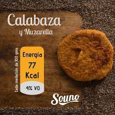 Medallones calabaza y muzzarella - souno 6 unid.