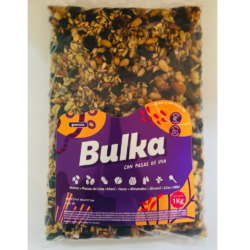 Granola con pasas (almendras, pasas, maní, girasol, nueces, avena,  lino y miel) - 1k