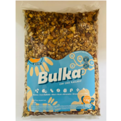 Granola con coco (almendras, coco, maní, girasol, nueces, avena,  lino y miel)