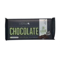 Chocolate sin azucar agregada - colonial 100gr