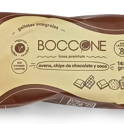 Galletas integrales de avena chocolate y coco - boccone 145gr