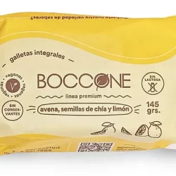 Galletas integrales de avena chia y limon - boccone 145gr
