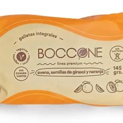 Galletas integrales de avena girasol y naranja - boccone 145gr