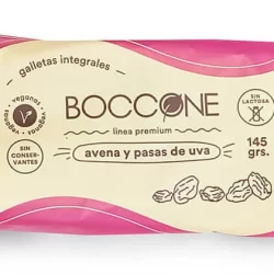 Galletas integrales de avena avena y pasas - boccone 145gr