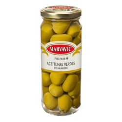 Aceitunas verdes con carozo x200gr - marvavic