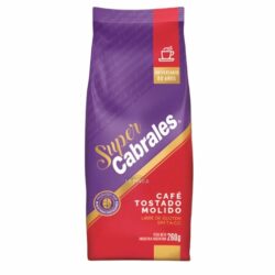 Cafe tostado molido, libre de gluten, libre de azucar - cabrales 250gr