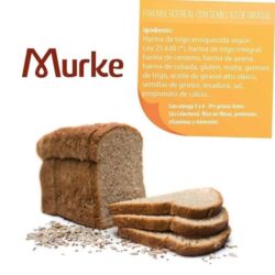 Pan integral con lino o girasol - murke 480gr