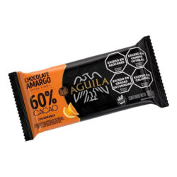 Chocolate aguila 60% cacao con naranja - 100gr