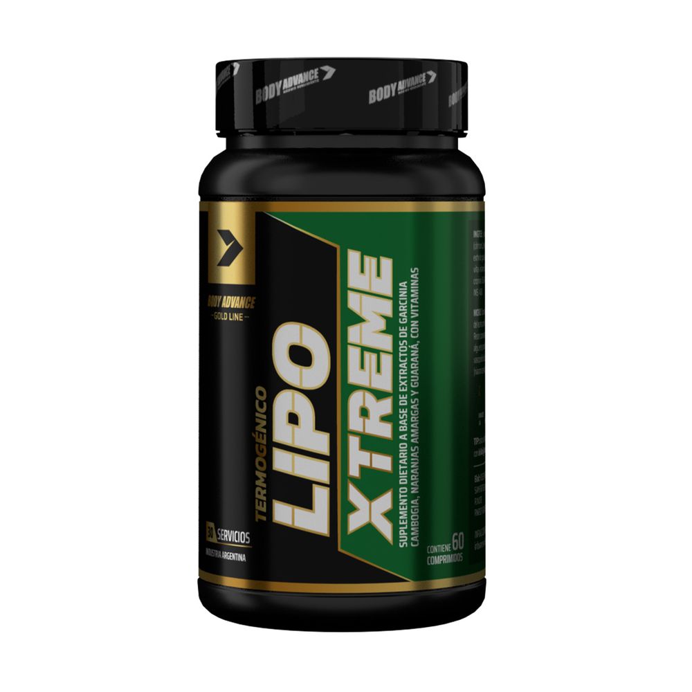 Quemador de grasa lipo xtreme x 60 capsulas -body advence