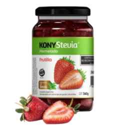 Mermelada de frutilla con stevia - kony 360gr
