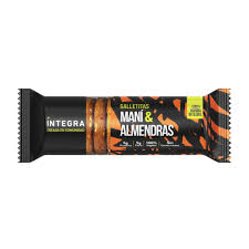 Galletitas integrales de mani y almendras - integra 200g
